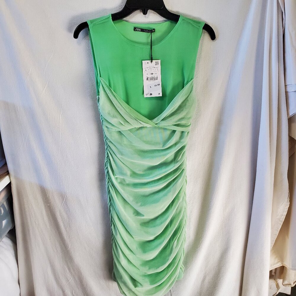 NWT Zara Mesh Dress for Women Size L